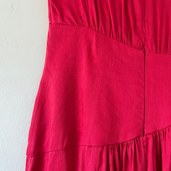 AJE Euphoria Reflections MIDI Dress • Rouge • Size 12 • RRP $595 - Picture 12 of 13